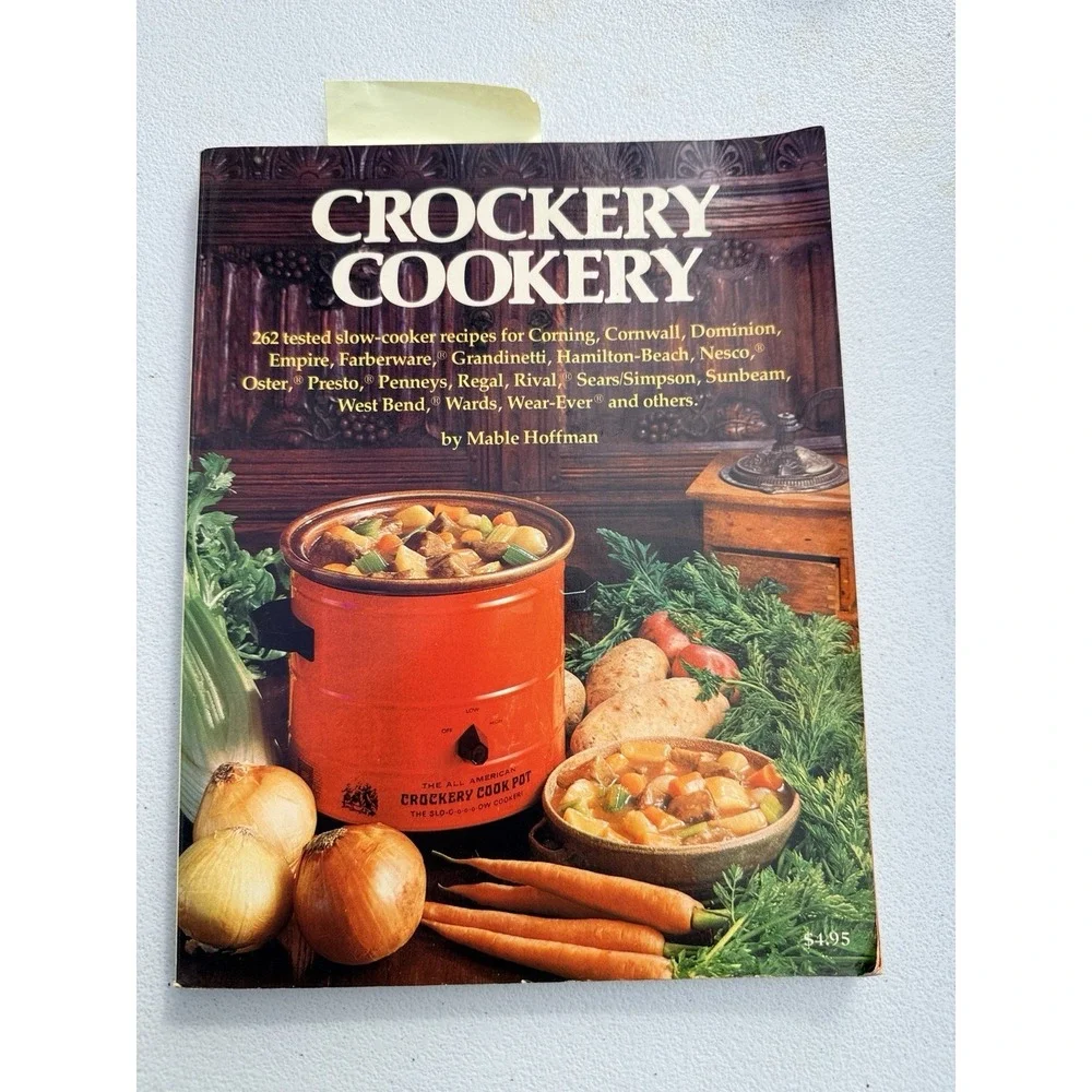 Crockery Cookery‎ Mable Hoffman 1975 Vintage Slow Cooker Cookbook